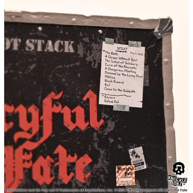 Mercyful Fate Rock Ikonz On Tour Road Case Statue & Stage Mask Set World Tour