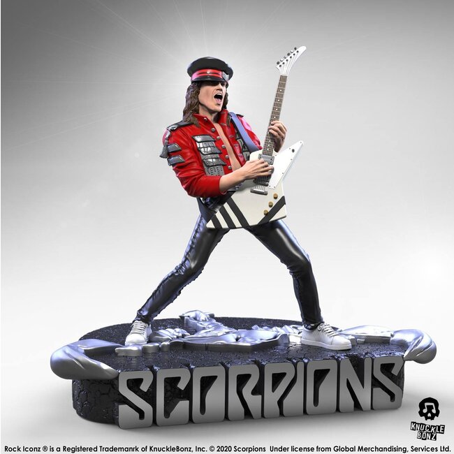 Scorpions Rock Iconz Statue Matthias Jabs Limitierte Auflage 22 cm