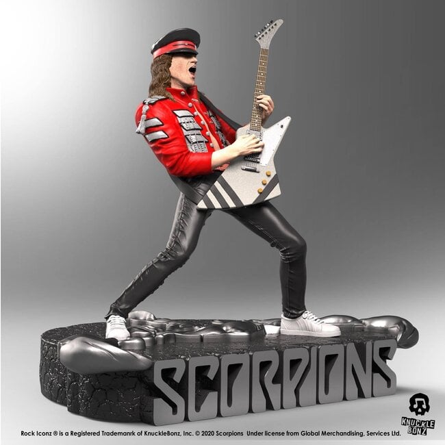 Scorpions Rock Iconz Statue Matthias Jabs Limitierte Auflage 22 cm
