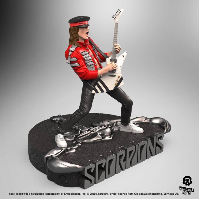 Scorpions Rock Iconz Statue Matthias Jabs Limitierte Auflage 22 cm