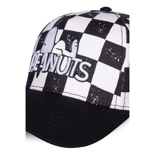 Peanuts Baseballkappe Schachbrett-Logo
