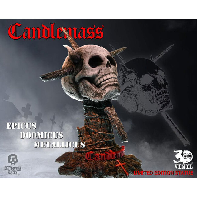 Knucklebonz Candlemass 3D Vinyl Statue Epicus Doomicus Metallicus 25 x 25 cm