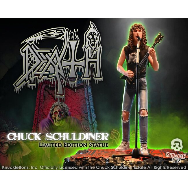 Knucklebonz Death Rock Iconz Statue Chuck Schuldiner II 22 cm