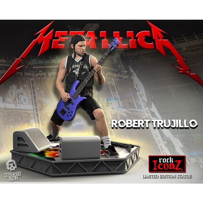 Metallica Rock Iconz Statue Robert Trujillo Limited Edition 22 cm