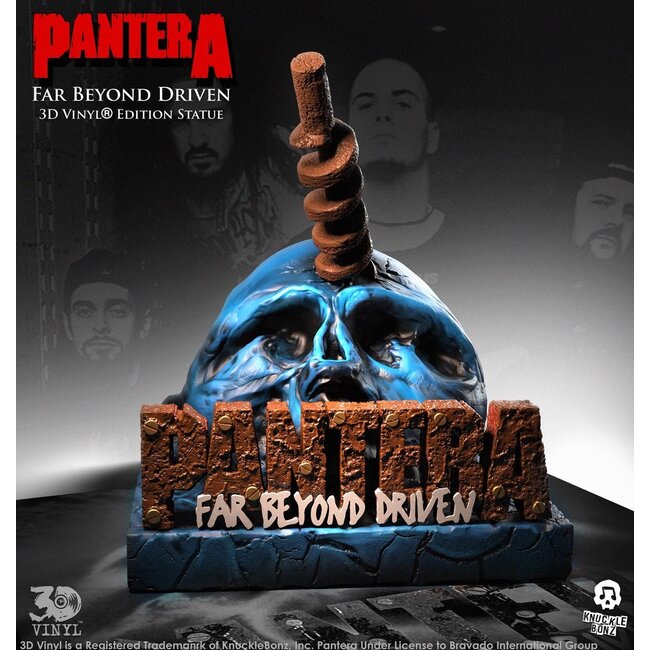 Knucklebonz Pantera 3D Vinyl Statue Far Beyond Driven 23 x 18 cm
