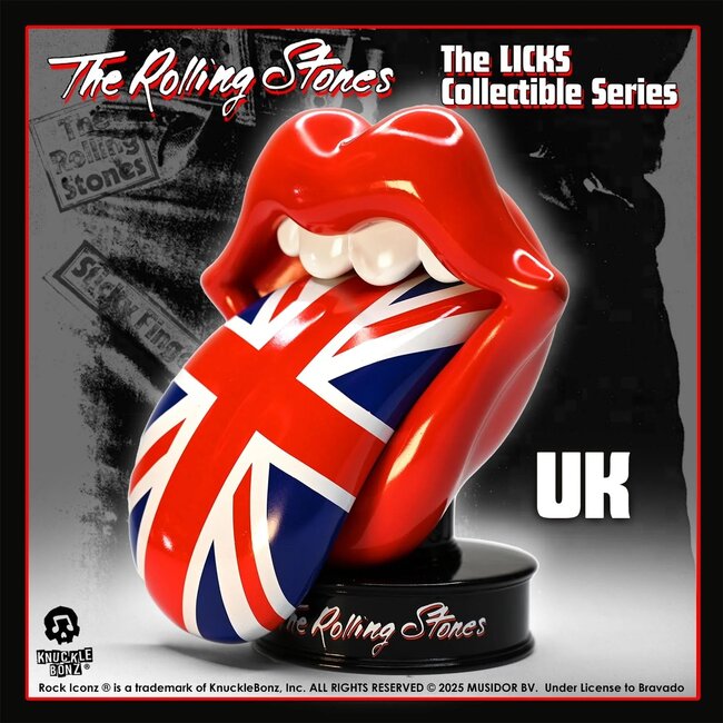 Knucklebonz Rolling Stones 3D Vinyl Statue Licks (UK Version) 22 cm