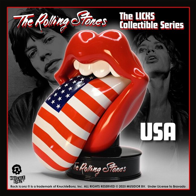 Knucklebonz Rolling Stones 3D Vinyl Statue Licks (US Version) 22 cm