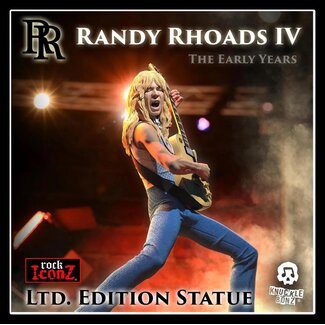 Knucklebonz Randy Rhoads IV Rock Iconz Statue The Early Years Blue Version 24 cm