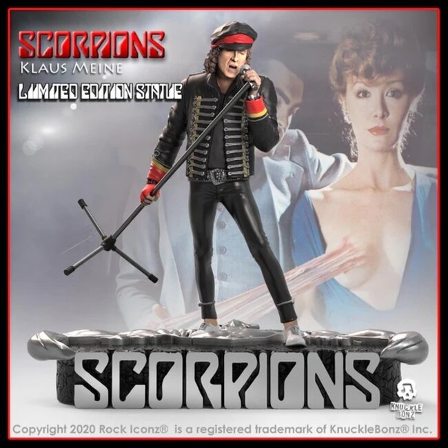 Scorpions Rock Iconz Statue Klaus Meine Limited Edition 22 cm
