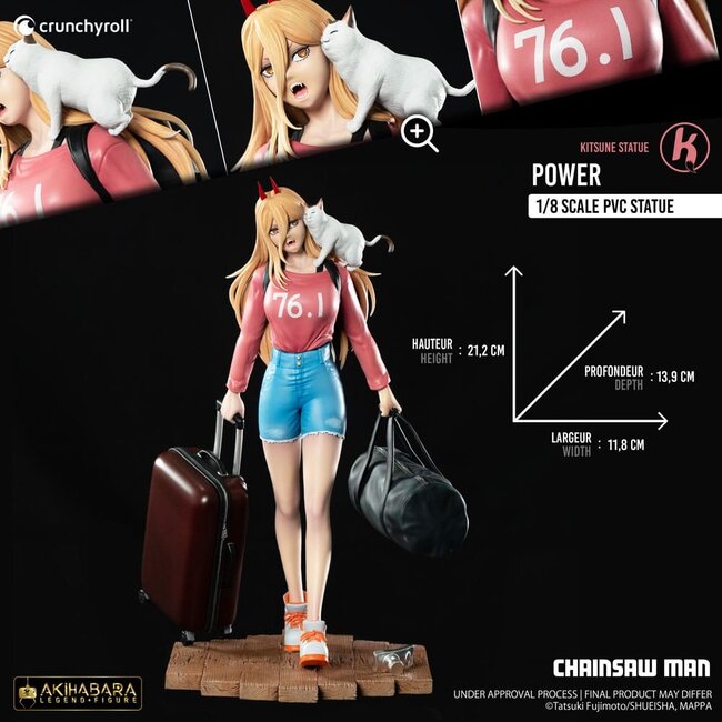 Chainsaw Man PVC Statue 1/8 Power 21 cm