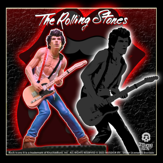 Knucklebonz The Rolling Stones Rock Iconz Statue Keith Richards (Tattoo You Tour 1981) 22 cm