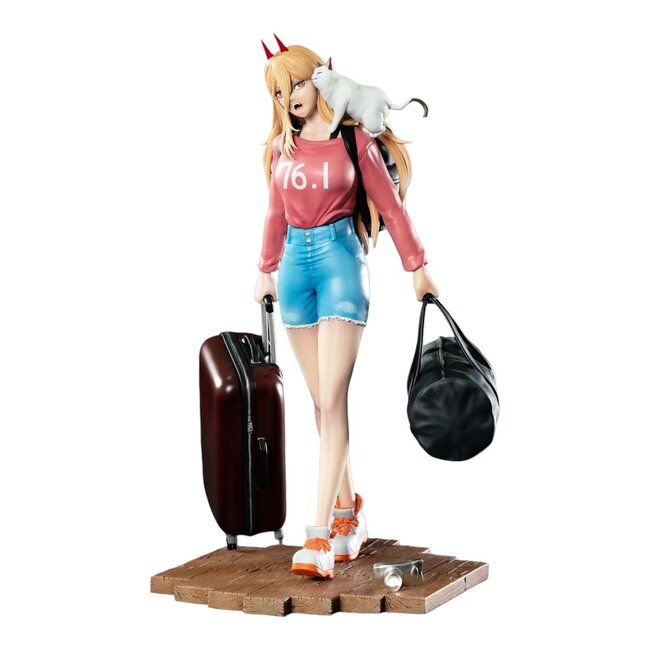 Kitsune Statue Chainsaw Man PVC Statue 1/8 Power 21 cm