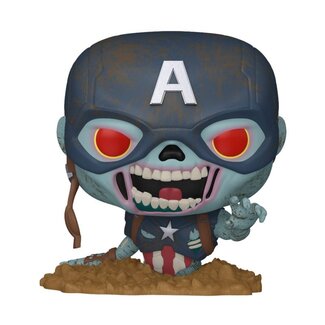 Funko Marvel Zombies POP! Marvel Vinyl Figure Captain America 9 cm