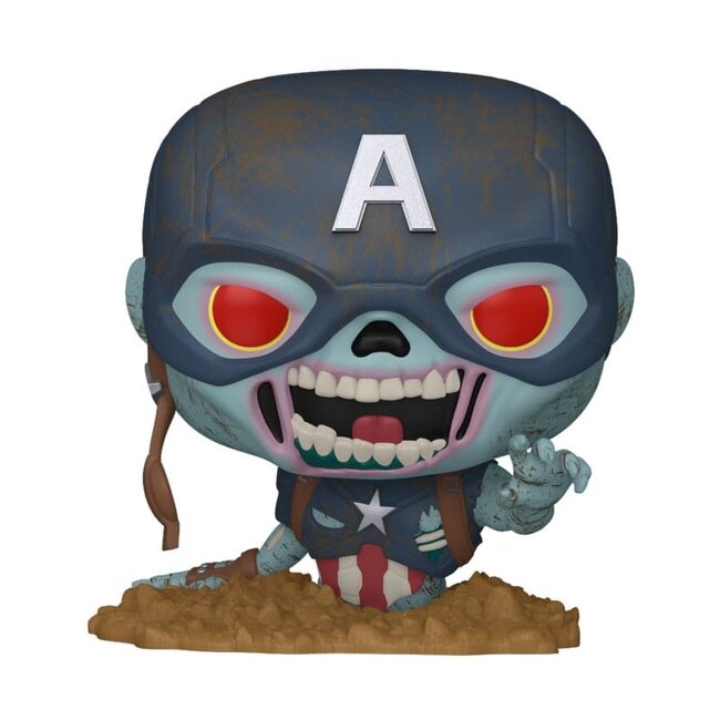 Funko Marvel Zombies POP! Marvel Vinyl Figure Captain America 9 cm