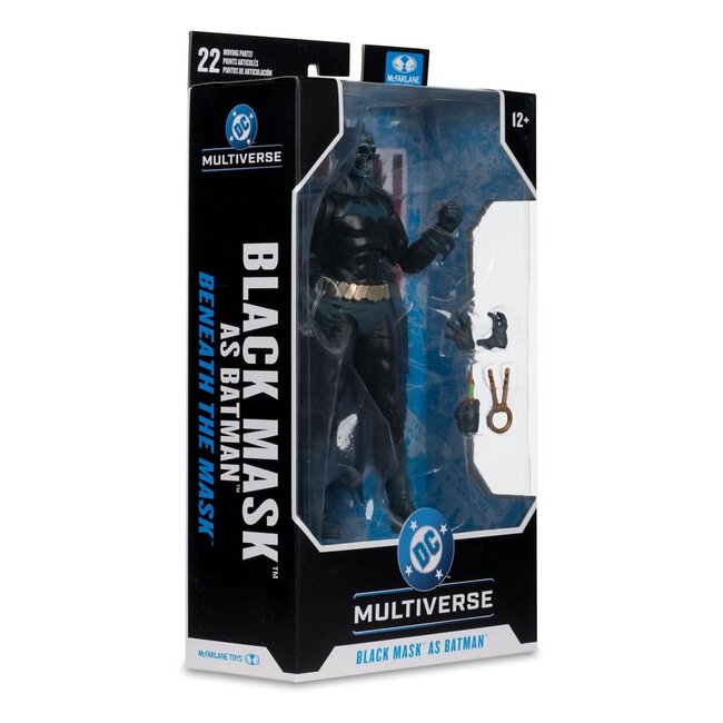 DC Multiverse Actionfigur Black Mask als Batman (Beneath the Mask) 18 cm