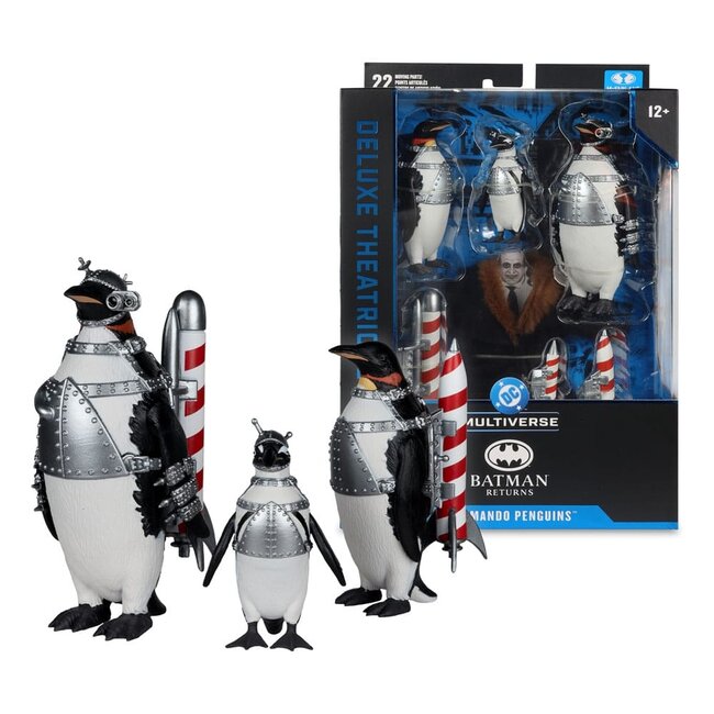 McFarlane Toys Batman Returns DC Theatrical Deluxe Edition Action Figure Commando Penguins Pack 12 cm