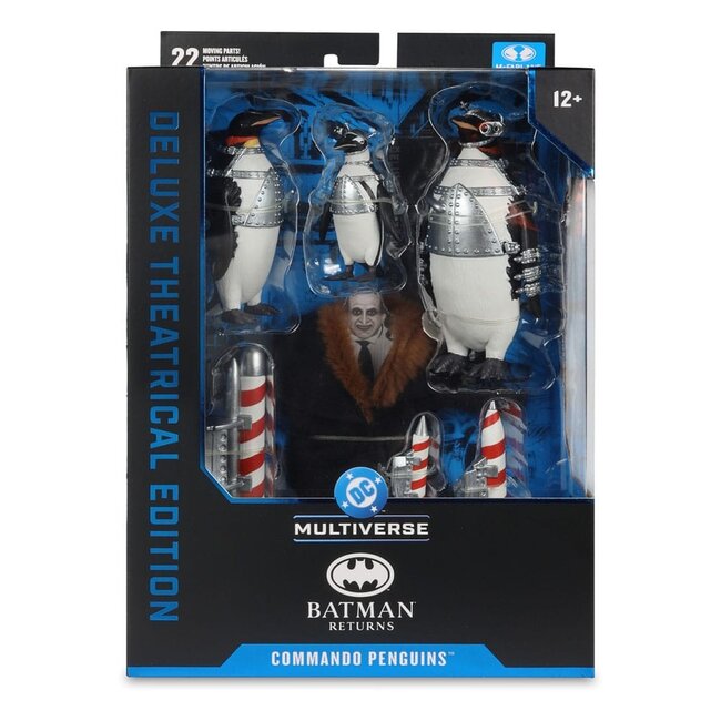 Batman Returns DC Theatrical Deluxe Edition Action Figure Commando Penguins Pack 12 cm