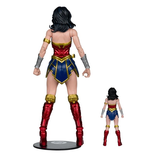 DC Justice League Monsterverse DC Multiverse Actionfiguren 2er-Pack Wonder Woman vs. Atomic Blast Godzilla 18 cm