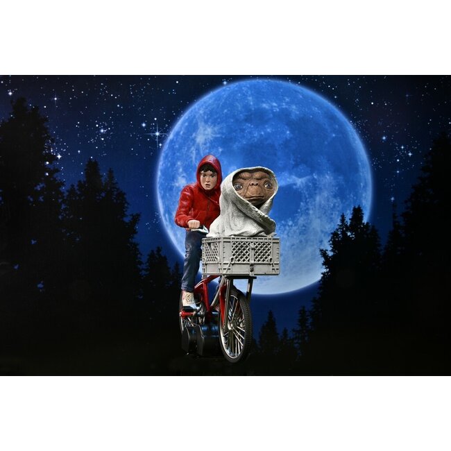 E.T. the Extra-Terrestrial: 40th Anniversary - Elliott and E.T. on Bicycle 7 inch Action Figure