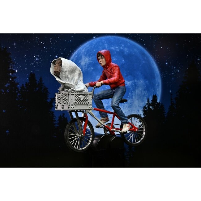 E.T. the Extra-Terrestrial: 40th Anniversary - Elliott and E.T. on Bicycle 7 inch Action Figure