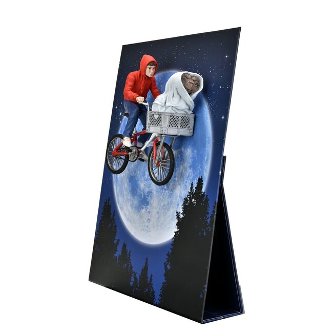 E.T. the Extra-Terrestrial: 40th Anniversary - Elliott and E.T. on Bicycle 7 inch Action Figure