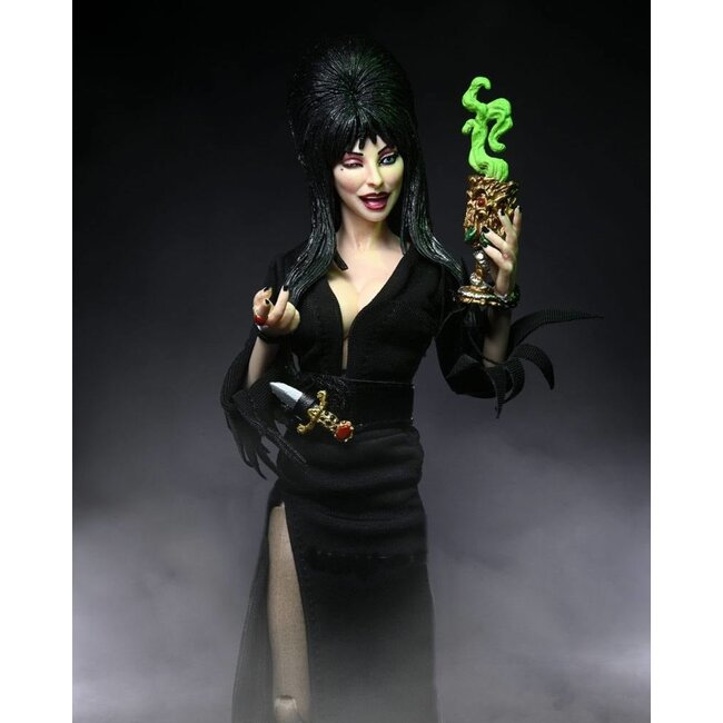 Elvira, Herrin der Dunkelheit, bekleidete Actionfigur 20 cm