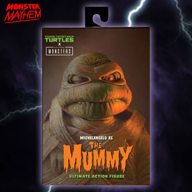Universal Monsters x Teenage Mutant Ninja Turtles Action Figure Ultimate Michelangelo as The Mummy 18 cm