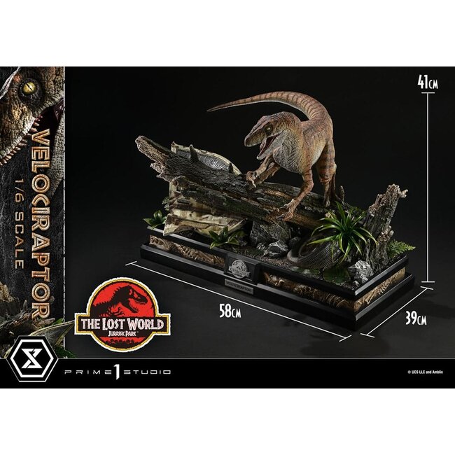 Jurassic Park II Legacy Museum Collection Statue 1/6 Velociraptor 41 cm