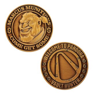 FaNaTtik Borderlands Collectable Coin Marcus Munitions Limited Edition