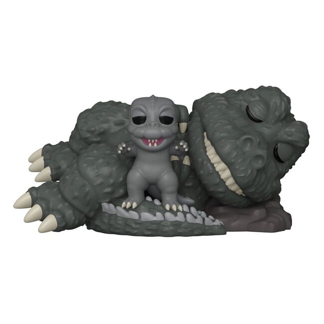 Godzilla Super Sized POP! Movies Vinyl Figur Schlafender Godzilla mit Minilla 15 cm