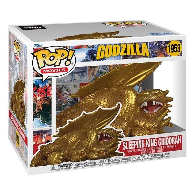 Godzilla Super Sized POP! Movies Vinyl Figur Sleeping King Ghidorah 15 cm