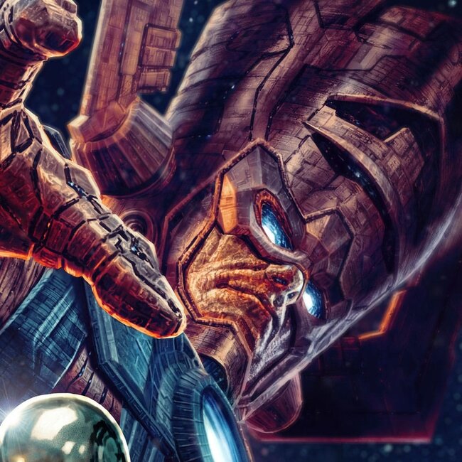 Marvel Art Print Galactus and the Silver Surfer 61 x 41 cm - unframed