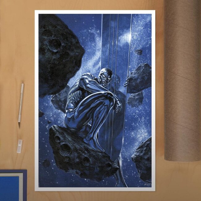 Marvel Kunstdruck Silver Surfer: Ghost Light 61 x 41 cm - ungerahmt