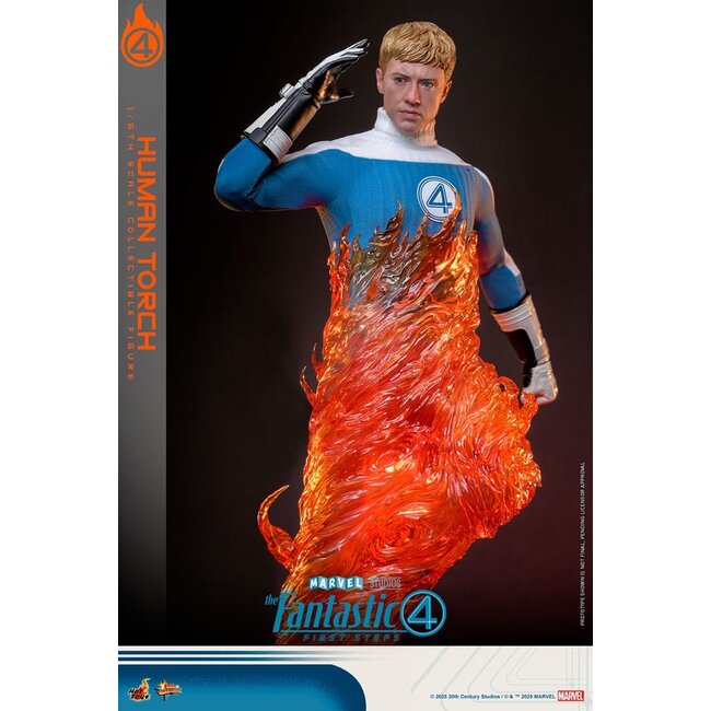 Die Fantastischen Vier: Erste Schritte Movie Masterpiece Actionfigur 1/6 Human Torch 30 cm