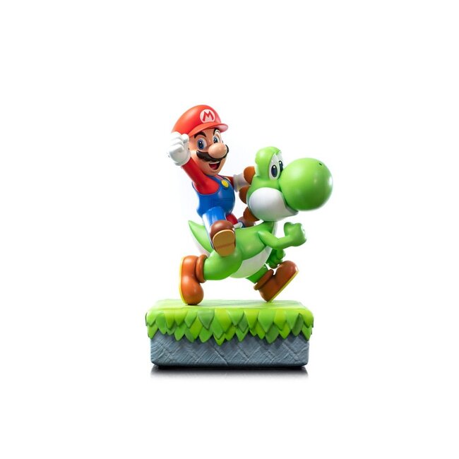 Super Mario Statue Mario & Yoshi 48 cm