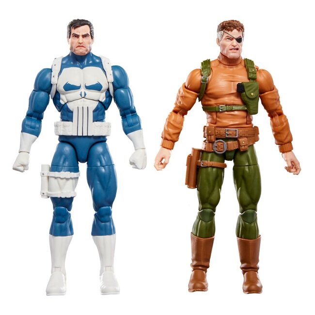 The Punisher Marvel Legends Gamerverse Actionfigur Doppelpack Punisher & Nick Fury 15 cm