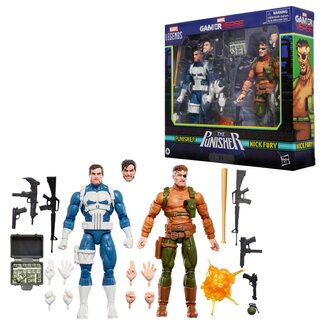 The Punisher Marvel Legends Gamerverse Action Figure 2-Pack Punisher & Nick Fury 15 cm