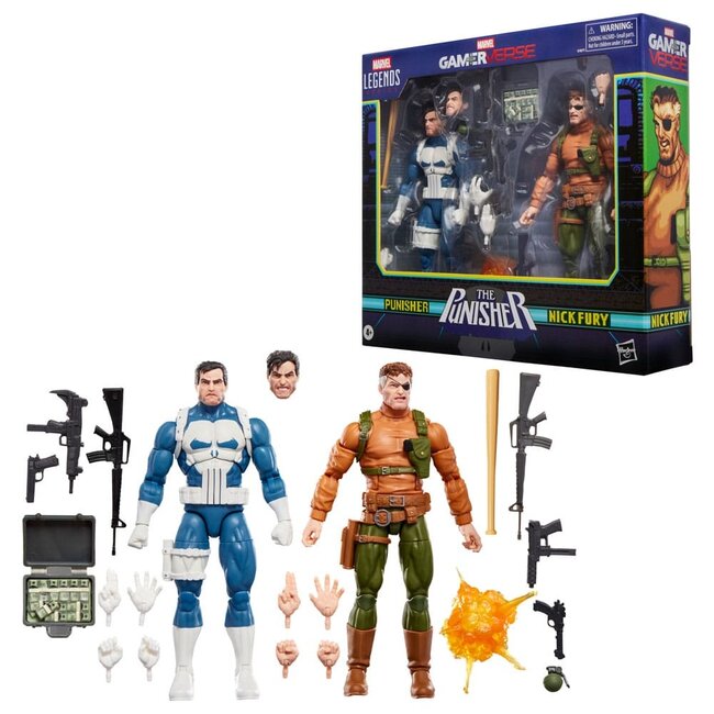 The Punisher Marvel Legends Gamerverse Action Figure 2-Pack Punisher & Nick Fury 15 cm