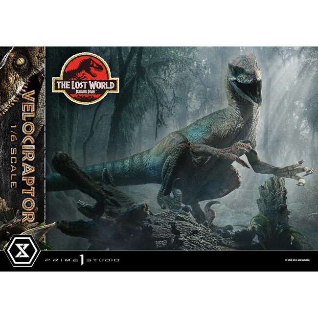 Jurassic Park II Legacy Museum Collection Statue 1/6 Velociraptor Bonus Version 41 cm