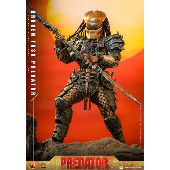 Alien vs. Predator Comic Masterpiece Actionfigur 1/6 Broken Tusk Predator 35 cm