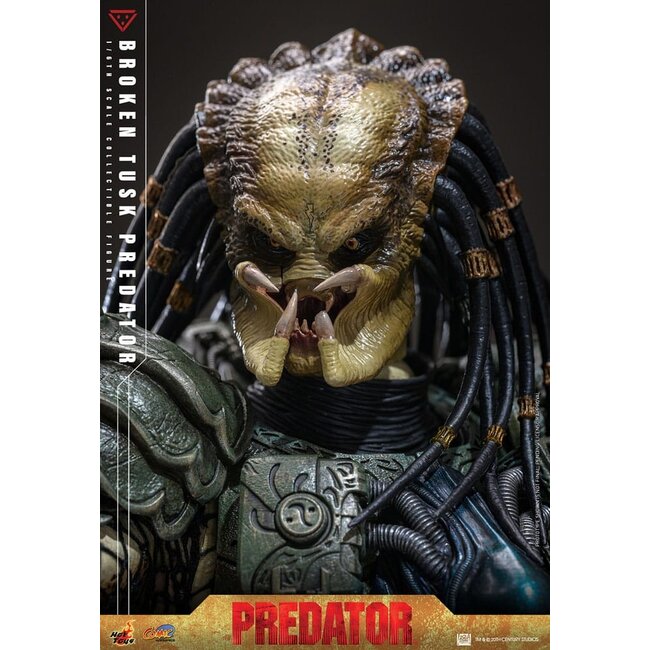 Alien vs. Predator Comic Masterpiece Action Figure 1/6 Broken Tusk Predator 35 cm