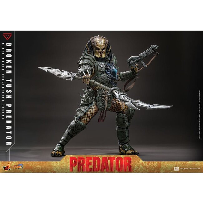 Alien vs. Predator Comic Masterpiece Actionfigur 1/6 Broken Tusk Predator 35 cm