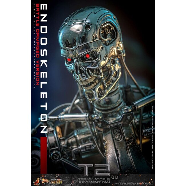 Terminator 2: Judgment Day Movie Masterpiece Actionfigur 1/6 Endoskelett (Battle Damaged Version) 31 cm