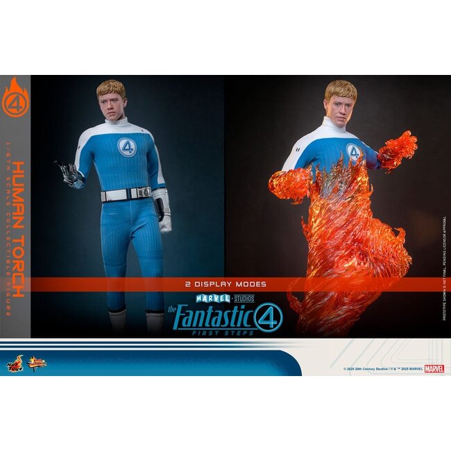 Die Fantastischen Vier: Erste Schritte Movie Masterpiece Actionfigur 1/6 Human Torch 30 cm