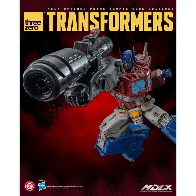 ThreeZero Transformers MDLX Action Figure Optimus Prime (Comic Book Edition) 18 cm
