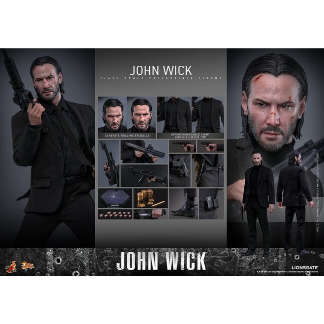 John Wick Movie Masterpiece Actionfigur 1/6 John Wick 31 cm