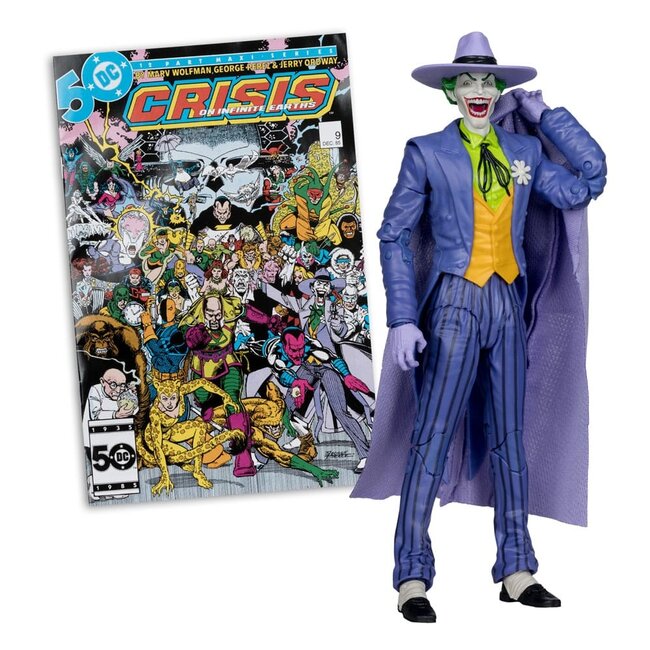 McFarlane Toys DC Direct Page Punchers Action Figure The Joker (Crisis on Infinite Earths) 18 cm