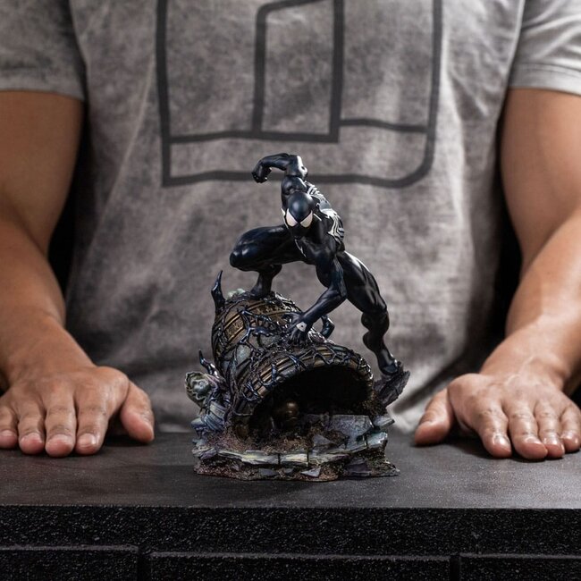 Marvel BDS Art Scale Statue 1/10 Spider-Man Schwarzes Kostüm 20 cm