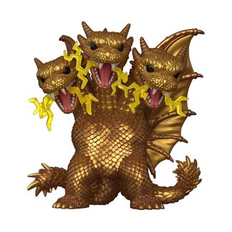 Funko *Exclusieve editie* Godzilla Super Sized POP! Movies Vinyl Figuur King Ghidora (Electric) 15 cm