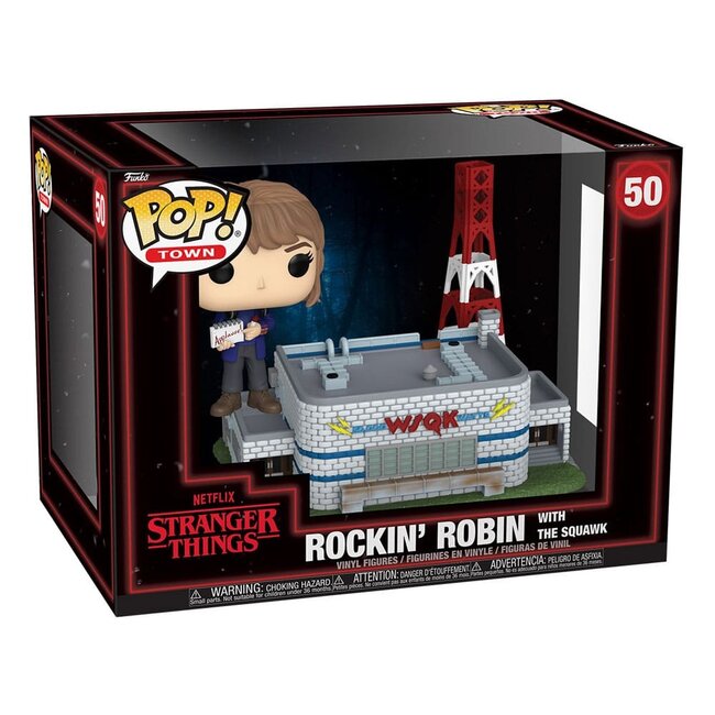 Stranger Things POP! Town Vinylfiguren Rockin' Robin mit The Squawk 9 cm